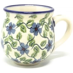 Janelle Imports Lady's Cup 10.5 Oz In Blue Clematis