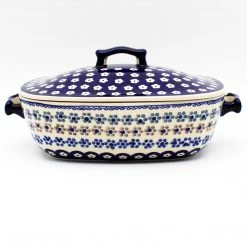 Janelle Imports Covered Rect. Baker 3 Qt In Simple Daisy