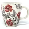 Janelle Imports Bistro Cup 10.5 Oz In Red & Gray
