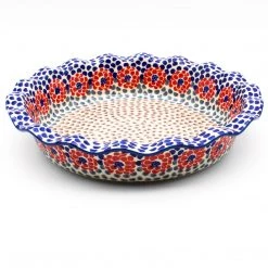 Janelle Imports Pie Baker In Red Zinnia