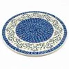Janelle Imports Round Cutting Board 12" In Blue Meadow 2 Janelle Imports Round Cutting Board 12" In Blue Meadow