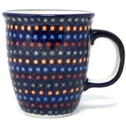 Janelle Imports Bistro Cup 10.5 Oz In Multi-Colored Dots
