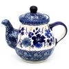 Janelle Imports Night Time Teapot 12 Oz In Stunning Blue