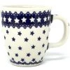 Janelle Imports Bistro Cup 10.5 Oz In Blue Stars