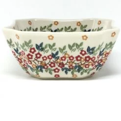 Janelle Imports Square Soup Bowl 16 Oz In Tiny Flowers