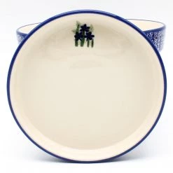 Janelle Imports Lg Flower Pot W/Plate In Alpine Blue