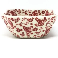Janelle Imports Square Soup Bowl 16 Oz In Antique Red