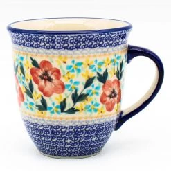 Janelle Imports Lg Bistro Cup 16 Oz In Sophie's Garden