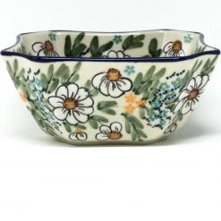 Janelle Imports Square Soup Bowl 16 Oz In Spectacular Daisy