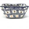 Janelle Imports Square Soup Bowl 16 Oz In Modern Checkers