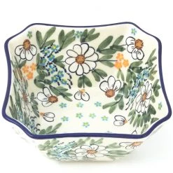Janelle Imports Square Soup Bowl 16 Oz In Spectacular Daisy