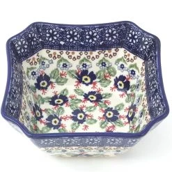 Janelle Imports Square Soup Bowl 16 Oz In Forget-Me-Not