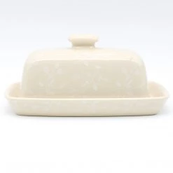 Janelle Imports Butter Dish In Simply White