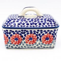 Janelle Imports Butter Box In Red Zinnia