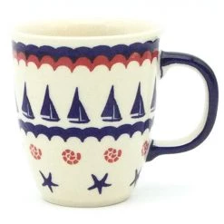 Janelle Imports Bistro Cup 10.5 Oz In Blue Sail