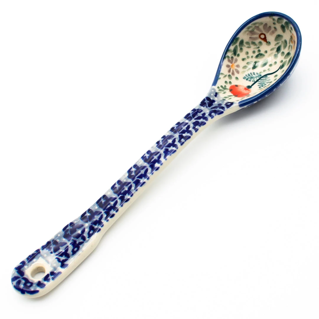 Janelle Imports Salt Spoon In Perennial Garden 3 Janelle Imports Salt Spoon In Perennial Garden