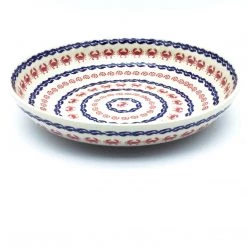 Janelle Imports Lg Pasta Bowl In Red Crab