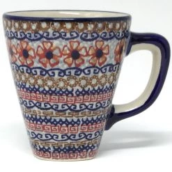 Janelle Imports Square Cup 8 Oz In Earth Tones