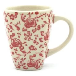 Janelle Imports Square Cup 12 Oz In Antique Red