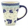 Janelle Imports Square Cup 12 Oz In Blue Fish