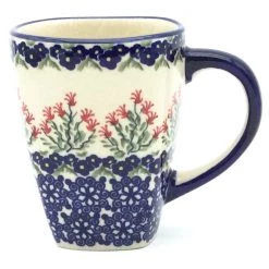 Janelle Imports Square Cup 12 Oz In Field Of Flowers
