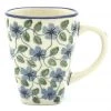 Janelle Imports Square Cup 12 Oz In Blue Clematis