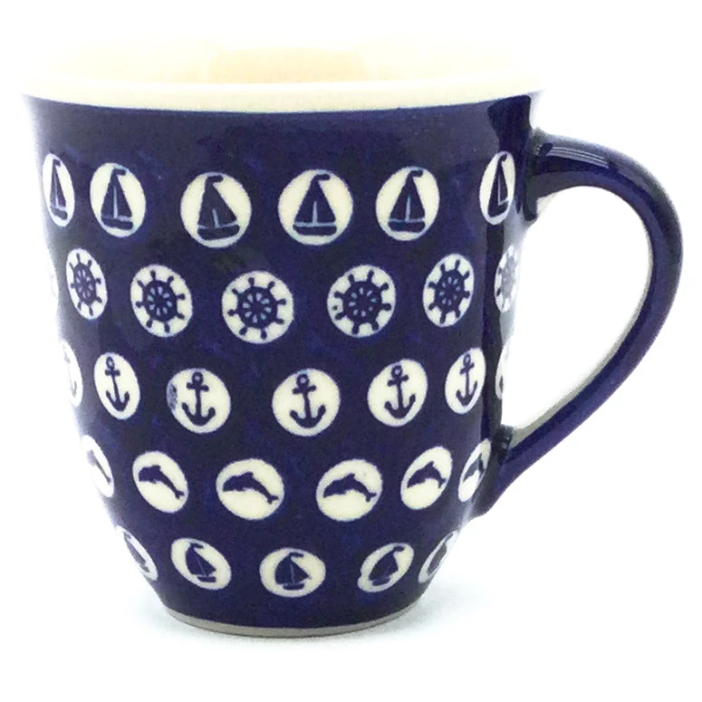 Janelle Imports Lg Bistro Cup 16 Oz In Nautical Blue 3 Janelle Imports Lg Bistro Cup 16 Oz In Nautical Blue