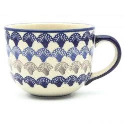 Janelle Imports Latte Cup 16 Oz In Seashells