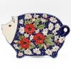 Janelle Imports Piggy Cutting Board In Endless Garden 1 Janelle Imports Piggy Cutting Board In Endless Garden