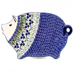 Janelle Imports Piggy Cutting Board In Alpine Blue