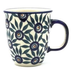 Janelle Imports Bistro Cup 10.5 Oz In Peacock Eye