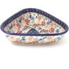 Janelle Imports Triangular Bowl 8" In Wild Flowers