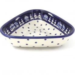 Janelle Imports Triangular Bowl 8" In Winter