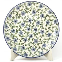 Janelle Imports Dinner Plate 10" In Blue Clematis