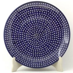 Janelle Imports Dinner Plate 10" In Blue Elegance