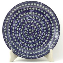 Janelle Imports Dinner Plate 10" In Blue Moon