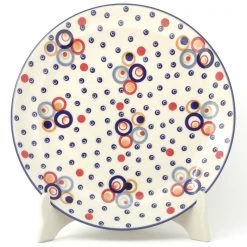 Janelle Imports Dinner Plate 10" In Modern Circles