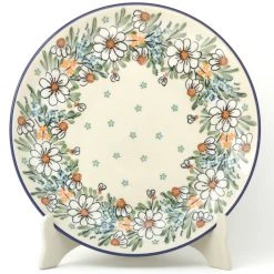 Janelle Imports Dinner Plate 10" In Spectacular Daisy