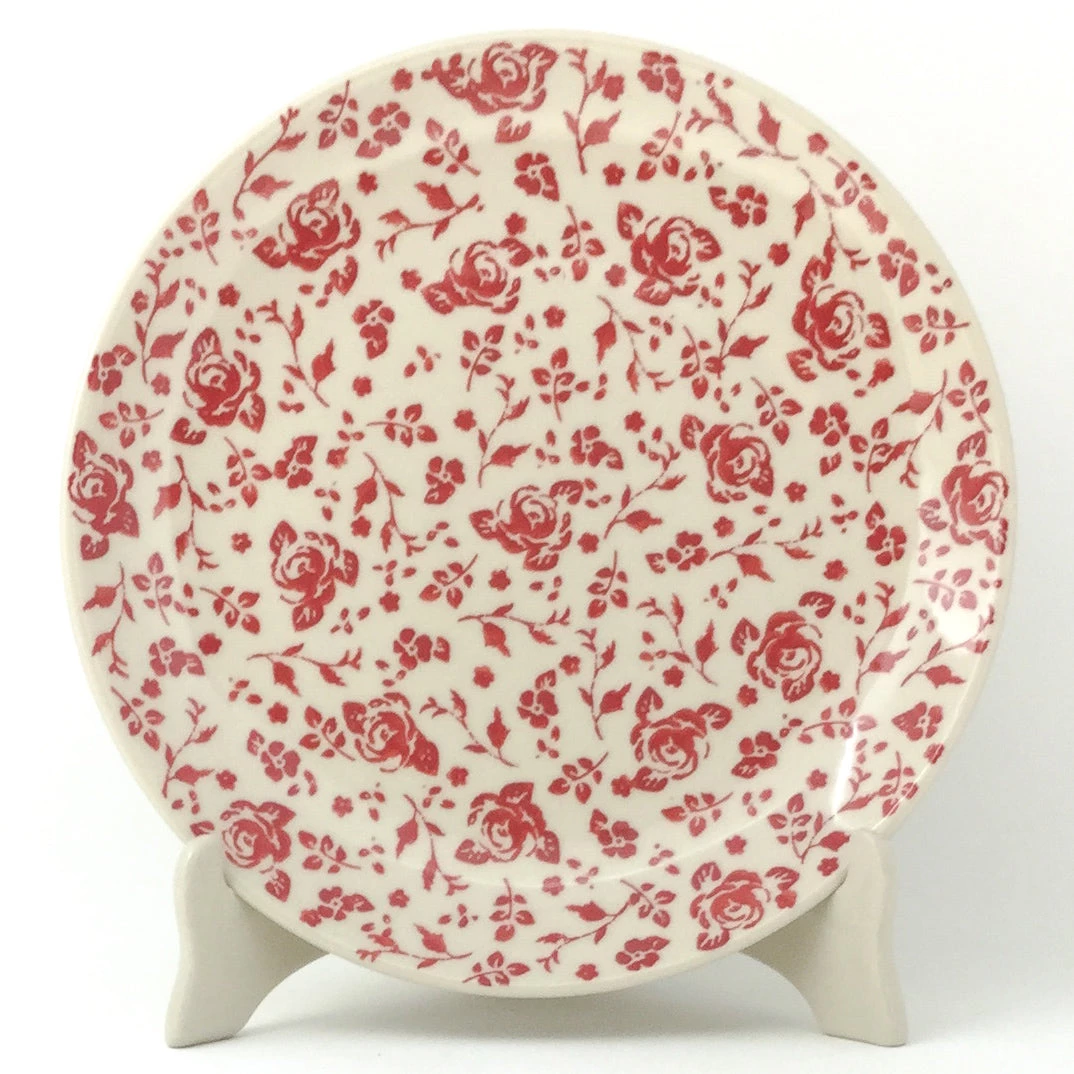 Janelle Imports Dinner Plate 10" In Antique Red 3 Janelle Imports Dinner Plate 10" In Antique Red
