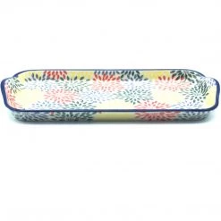 Janelle Imports Bread Server W/Handles In Pastel Burst