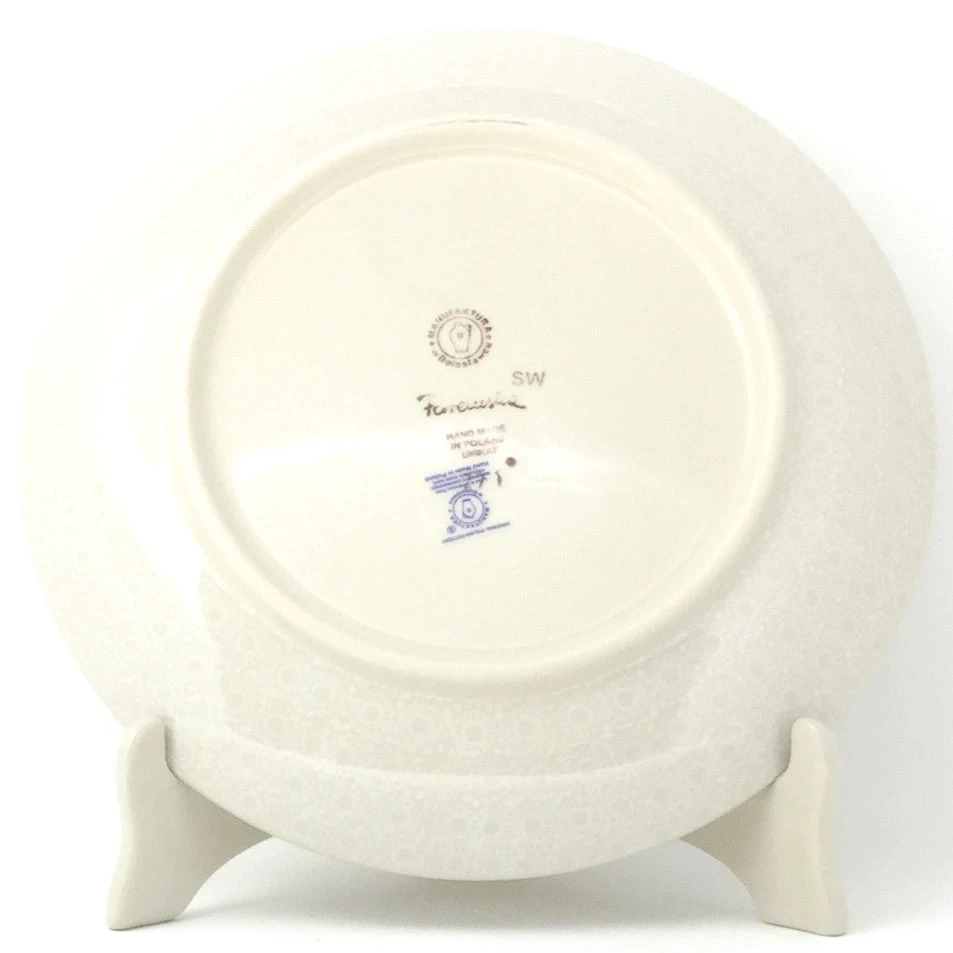 Janelle Imports Dinner Plate 10" In White On White 5 Janelle Imports Dinner Plate 10" In White On White