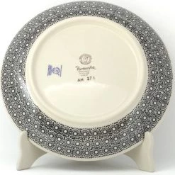 Janelle Imports Dinner Plate 10" In Gray & Black 7 Janelle Imports Dinner Plate 10