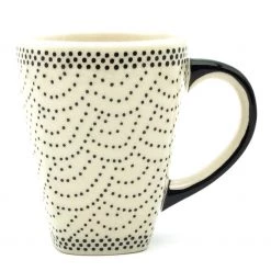 Janelle Imports Square Cup 12 Oz In Black Elegance