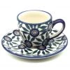 Janelle Imports Espresso Cup W/Saucer 2 Oz In Peacock Eye