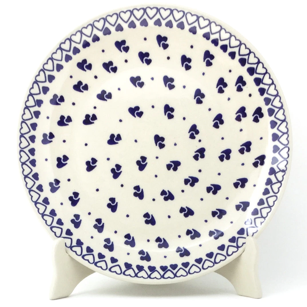 Janelle Imports Dinner Plate 10" In Double Hearts 3 Janelle Imports Dinner Plate 10" In Double Hearts