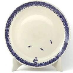Janelle Imports Dinner Plate 10" In Sailboat