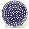 Janelle Imports Dinner Plate 10" In White Polka-Dot