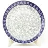 Janelle Imports Dinner Plate 10" In Light & Dark Snowflake
