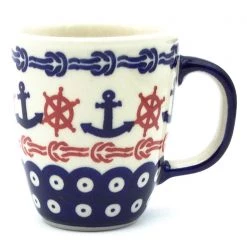 Janelle Imports Bistro Cup 10.5 Oz In Red Helm