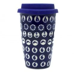 Janelle Imports Travel Cup 14 Oz In Nautical Blue